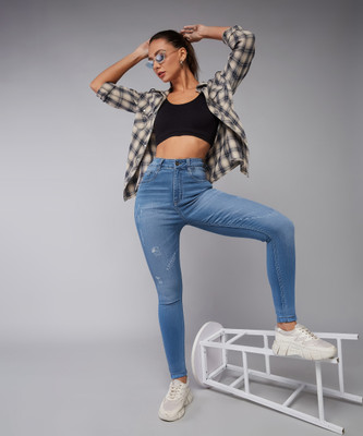 DOLCE CRUDO Skinny Women Blue Jeans