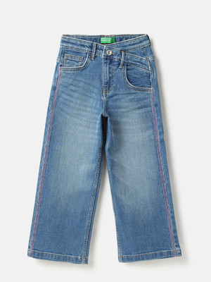 United Colors of Benetton Regular Baby Girls Blue Jeans