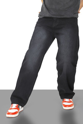 Zaba Denim Loose Fit Men Black, White Jeans