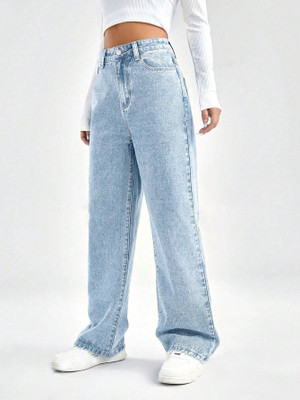 hovac Boot-Leg Women Light Blue Jeans