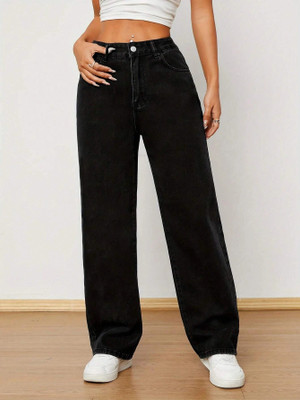 JJ DENIM Regular Women Black Jeans