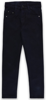 Wishkaro Regular Girls Dark Blue Jeans