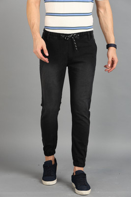 DEVIOUS Jogger Fit Men Black Jeans