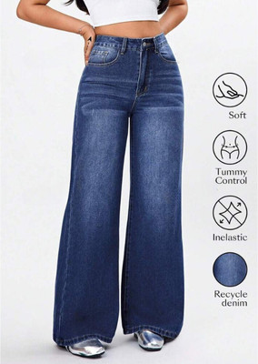 Rockwell Loose Fit Women Dark Blue Jeans