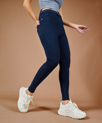 DOLCE CRUDO Skinny Women Dark Blue Jeans