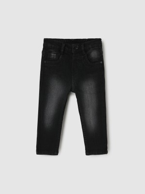 MAX Slim Baby Boys Black Jeans