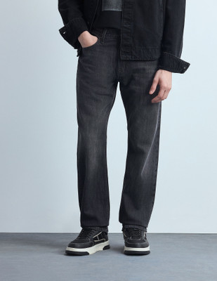 FLYING MACHINE Straight Fit Men Black Jeans