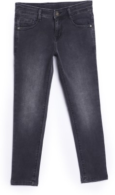 CANTABIL Slim Girls Black Jeans