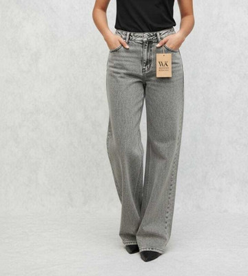 Wicked Kharey Straight Fit Women Grey Jeans