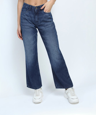 Tokyo Talkies Flared Women Blue Jeans