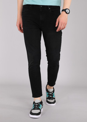 FLYING MACHINE Tapered Fit Men Black Jeans