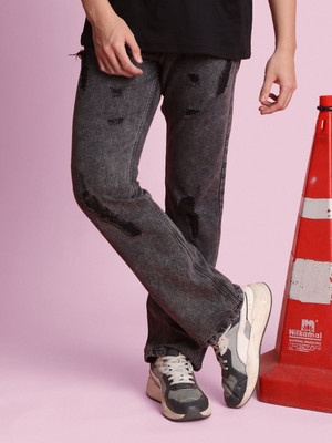 Bene Kleed Boot-Leg Men Black Jeans