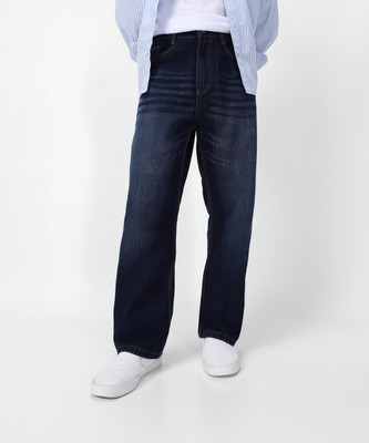 Urbano Fashion Loose Fit Men Dark Blue Jeans