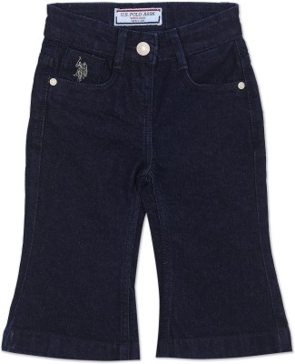 U.S. POLO ASSN. Regular Baby Girls Blue Jeans