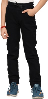 ADBUCKS Jogger Fit Boys Black Jeans