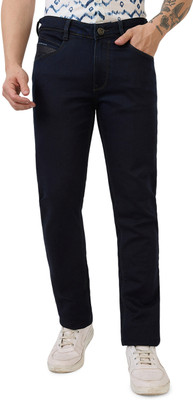 PARX Tapered Fit Men Dark Blue Jeans
