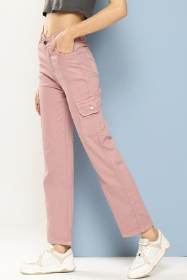 HERE&NOW Regular Women Pink Jeans