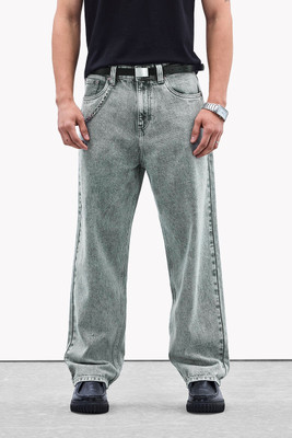 Snitch Relaxed Fit Men Grey Jeans