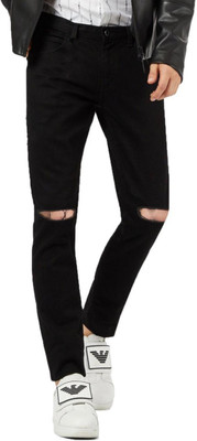 NEET Slim Men Black Jeans