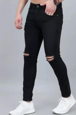 spenze Slim Men Black Jeans