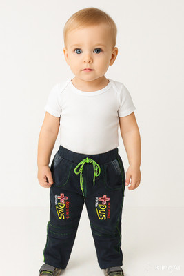 DEVI Enterprise Regular Baby Boys & Baby Girls Dark Blue, Multicolor Jeans