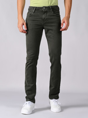 INTEGRITI Slim Men Dark Green Jeans