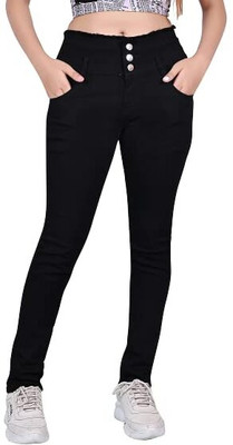 SHRISANMATI Regular Girls Black Jeans
