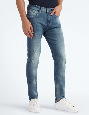 FLYING MACHINE Tapered Fit Men Blue Jeans