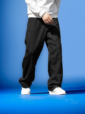 Every Choice Loose Fit Men Black Jeans