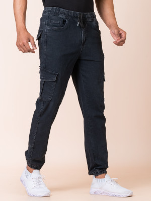 A Flash Jogger Fit Men Black Jeans