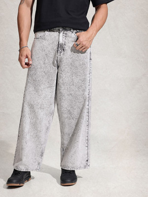 WROGN Boot-Leg Men Grey Jeans