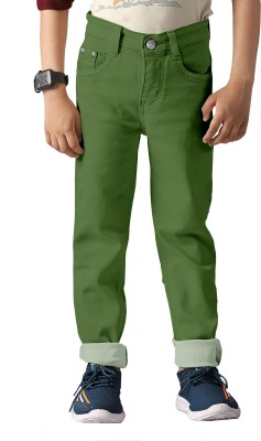 STIGHLY Regular Boys Dark Green Jeans