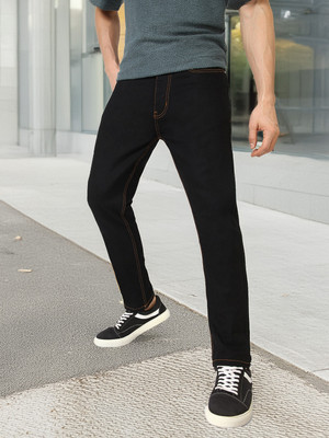 Urbano Fashion Slim Men Black Jeans