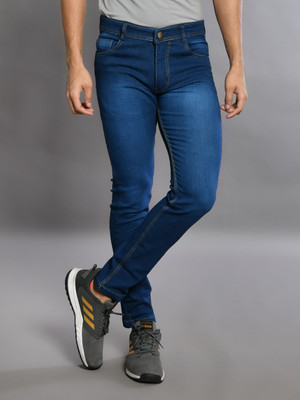 Lzard Slim Men Dark Blue Jeans