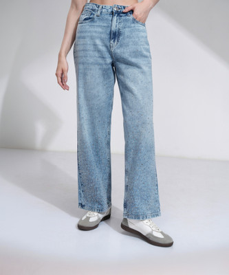 Tokyo Talkies Straight Fit Women Light Blue Jeans