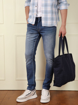 WROGN Tapered Fit Men Blue Jeans