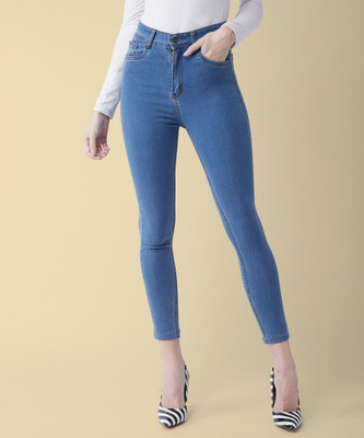 Miss Chase Skinny Women Blue Jeans
