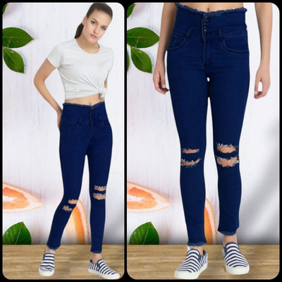 1DAYSTREET Skinny Women Dark Blue Jeans