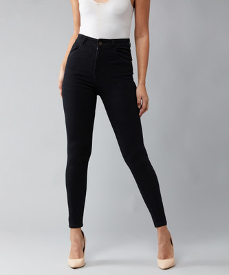 Miss Chase Skinny Women Black Jeans