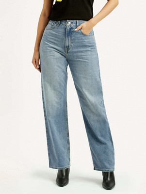 LEVI'S Straight Fit Women Light Blue Jeans