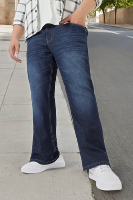 Urbano Plus Boot-Leg Men Blue Jeans