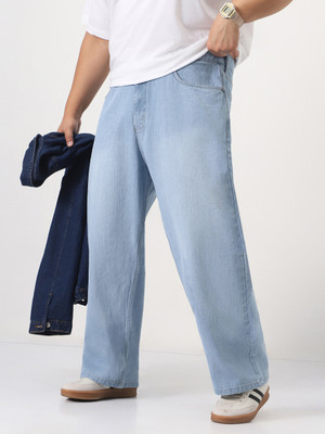 Urbano Plus Loose Fit Men Light Blue Jeans
