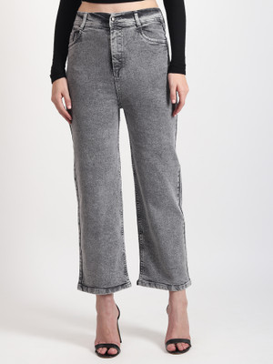 hovac Boot-Leg Women Dark Grey Jeans