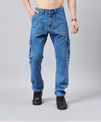 STUDIO NEXX Loose Fit Men Light Blue Jeans