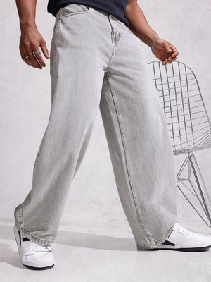 WROGN Relaxed Fit Men Grey Jeans