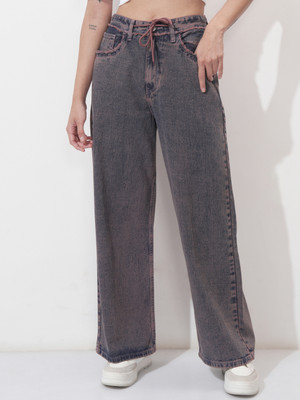 Tokyo Talkies Loose Fit Women Purple Jeans