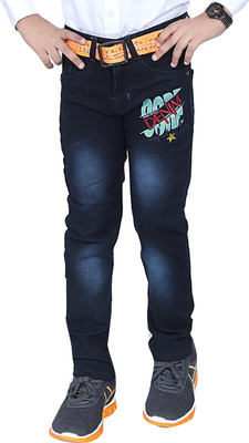 Kavita Fasion Regular Boys Black Jeans