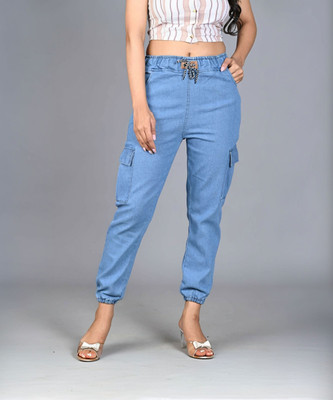 Denton Jogger Fit Women Light Blue Jeans