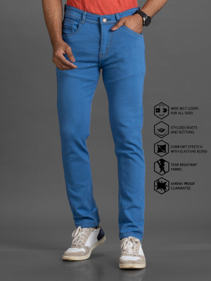 Lzard Slim Men Light Blue Jeans