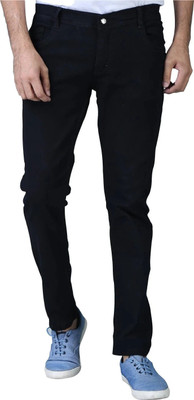 G PLUS Regular Men Black Jeans
